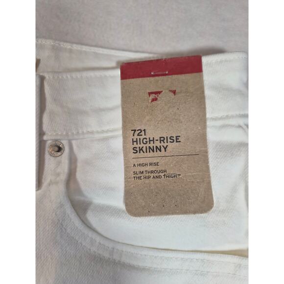 LEVI'S 721 High Rise skinny jeans 30 x 30 - Picture 2 of 9